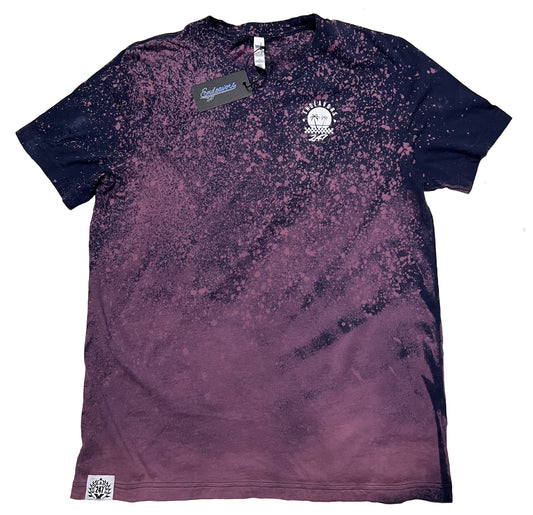 Mineral Acid Wash Blue & Purple Skateboarding Surfing Skate Surf Vol.4 Adult T Shirt S-3XL
